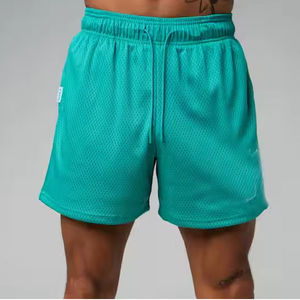 Shorts décontractés pour hommes en tissu respirant en maille à la mode en gros Shorts décontractés en maille de rue Joggers Fitness Athletic Workout Gym - Product Image 3