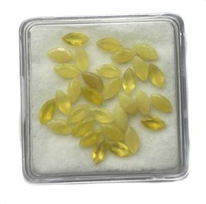 Alta calidad 3*6 MM Natural Canary Opal Marquise Cut 10 CT Piedra preciosa suelta IGI Certificado Amarillo - Product Image 4