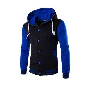 Chaqueta universitaria para hombre Letterman Baseball American College University Hoodie Coat - Product Image 5