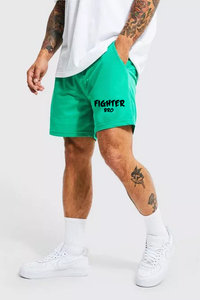 Pantalones cortos de gimnasio para hombre, cintura elástica, tela suave, diseño que absorbe la humedad, adecuado para el ejercicio y el estilo de vida activo - Product Image 6