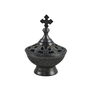 Quemador de Incienso Real de Color Negro, Fragancia Natural para Decoración del Hogar, Diseño de Templo Tradicional, Porta Incienso de Metal - Product Image 2