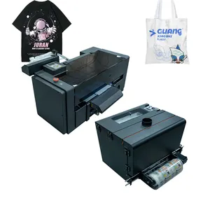 Harga pabrik baru dual xp600 a3 30cm pet film t shirt tekstil dtf printer