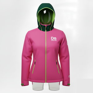 Veste coupe-vent softshell unisexe d'hiver de haute qualité, imperméable, en nylon/polyester, logo frontal, fermeture éclair debout, décontractée - Product Image 4