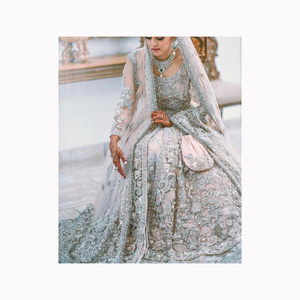 Bordado nupcial de diseñador con trabajo estampado Lahenga Choli con blusa mujeres indias Lehenga Choli ropa tradicional india 2024 - Product Image 4