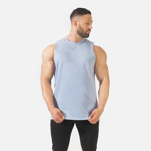 เสื้อกล้ามประสิทธิภาพสูงน้ำหนักเบาสำหรับผู้ชาย ผลิตจากผ้าที่ยืดได้ เหมาะสำหรับออกกำลังกาย กิจกรรมกลางแจ้ง และการใช้งานแบบลำลอง - Product Image 1