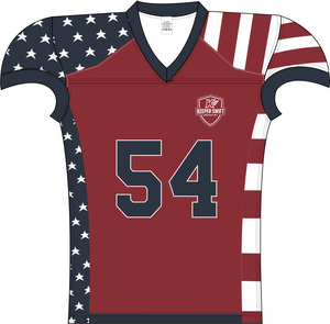 Maillot de football américain fabriqué au Pakistan, prix bas, maillot de football américain confortable à vendre - Product Image 2