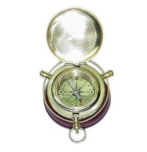 Brújula luminosa de viaje portátil de diseño antiguo, nuevo reloj de latón para acampar con caja de Metal para senderismo y aventuras al aire libre - Product Image 4