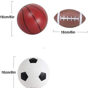 Pelota inflable de fútbol y agua para niños de 2 a 6 años, juguete deportivo suave de bajo ruido, unisex - Product Image 2