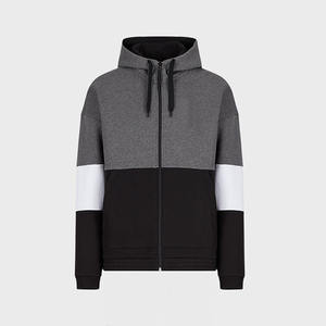 ชุดวอร์มผู้ชายแบบมีสีตัดกัน ผ้าฟลีซคุณภาพสูง ชุดออกกำลังกายแบบกำหนดเองได้ รุ่นใหม่ล่าสุด ชุดวอร์มฤดูหนาวที่อบอุ่น - Product Image 3