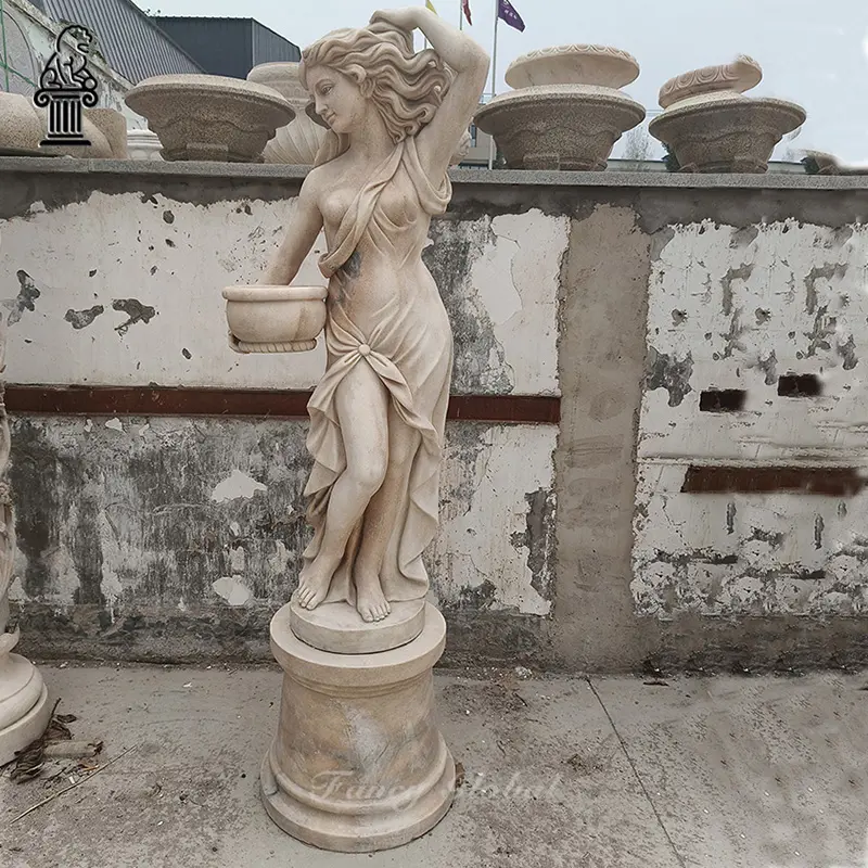 Patung wanita Romawi marmer kustom kualitas tinggi patung wanita