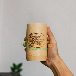 Taza de bambú natural reutilizable 100%, taza de bambú biodegradable, tazas de fibra de bambú de Eco2go Vietnam - Product Image 4