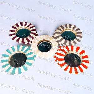 Mini espejo personalizado de Madre de pera, espejo cosmético, espejo de maquillaje de tamaño pequeño de bolsillo para damas y niñas, regalo de regalo - Product Image 2