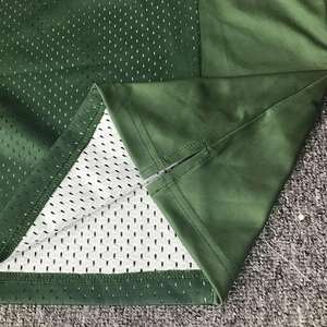 Haut de maillot de football vintage personnalisé pour hommes Sublimation imprimé maille col en V Boxy chemise de football courte unisexe - Product Image 2