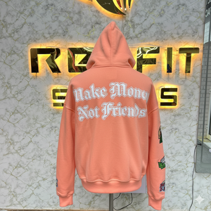 Sweat à capuche zippé avec étiquette personnalisée de qualité supérieure à la mode et bonne vente sweats à capuche à bas prix fabriqués en usine sweats à capuche pour hommes - Product Image 2