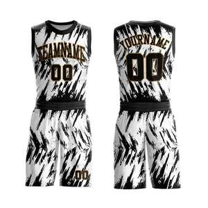 Ropa deportiva Ropa de baloncesto Jersey y pantalones cortos 100% Poliéster Spandex Sin mangas Jersey y pantalones cortos Baloncesto Adultos Uniformes 2025 - Product Image 4