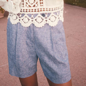 Conception personnalisée femmes shorts ensembles top vente respirant 1 pièce femmes ensembles courts dans le nouveau Stock ensembles shorts femmes été ensemble - Product Image 3