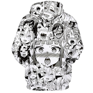 Sweat-shirt à capuche personnalisé 100% polyester, coupe-vent et imperméable, pour homme, style streetwear Harajuku, design graphique. - Product Image 2