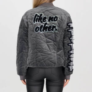 La chaqueta de bombardero estampada para mujer más vendida para otoño, ropa de calle transpirable de talla grande para uso al aire libre para niñas - Product Image 6