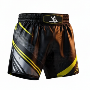 Shorts de boxe de style urbain OEM, vente en gros, tissu en maille personnalisé pour garçons, shorts MMA personnalisés pour hommes, nouveau design pour adultes - Product Image 1
