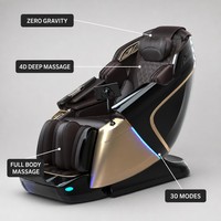 Fauteuil de Massage Zéro Gravité Shiatsu Thaïlandais 4D Électrique Bicoeur 2026, Massage Intégral Premium par Air