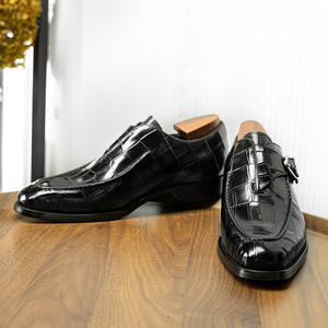 Chaussures habillées pour homme en cuir véritable haut de gamme - confortables, élégantes et décontractées. - Product Image 3