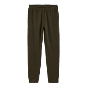Pantalon de jogging décontracté pour homme vert chiné avec cordons et poches en vente - Product Image 5