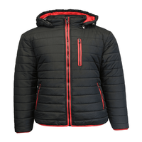 Veste matelassée d'hiver pour homme - Veste d'extérieur épaisse et rembourrée, coupe-vent et écologique, avec capuche