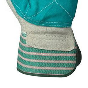 Gants en cuir robustes personnalisés pour usage industriel avec paume renforcée et matériau résistant à la chaleur - Product Image 5