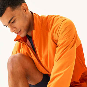 Chaqueta cortavientos de moda para hombre, color personalizado con adornos elásticos, chaqueta cortavientos de nailon 100% - Product Image 3