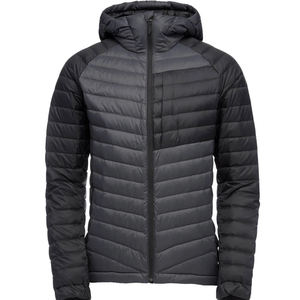 Veste matelassée rembourrée à fermeture éclair, tissu teint pour l'extérieur, poche, randonnée, logo personnalisé pour homme, coupe-vent, ripstop, à capuche - Product Image 3