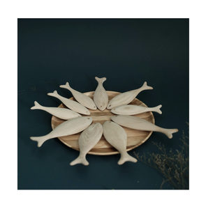 Rustic <b>Wooden</b> Fish Wall Art Hanging <b>Decoration</b> <b>for</b> Coastal Beach Nautical Themed Rooms - Product Image 1