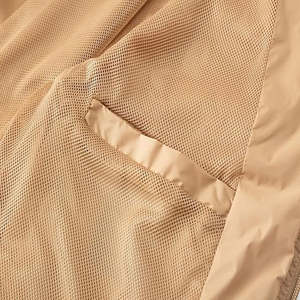 Veste coupe-vent légère à capuche pour homme en toile enduite, entièrement zippée, respirante, imperméable et coupe-vent, en polyester, pour l'extérieur - Product Image 6