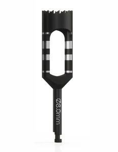 Taladro LARGO DE trépano eléctrico, herramientas de cirugía de implantes dentales de 3mm, fuente de alimentación Manual, extracción de implantes rotos de acero - Product Image 6