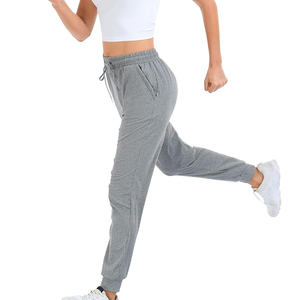 Sports Running Workout Joggers Cordon de serrage avec bande de taille élastique de haute qualité Pantalons pour femmes orientés vers l'exportation du fournisseur BD - Product Image 3