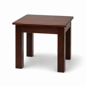 Mesa de Comedor A'dam de Madera Maciza Color Marrón Antiguo 120x70cm |   Muebles Rectangulares Duraderos de Estilo Vintage para Restaurante/Cafetería |   Tabla - Product Image 3