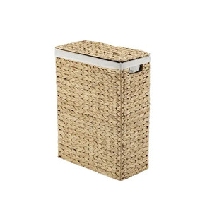 Elegant Eco-Friendly Customizable Color Size Home Organizer Set 3 <b>Water</b> <b>Hyacinth</b> Woven Multifunctional <b>Storage</b> <b>Baskets</b> Efficient - Product Image 2