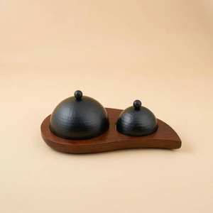 Novedades de Ramadán: Soporte para Servir Dátiles Hecho a Mano, de Metal y Madera, Ecológico, Duradero, Sin Plomo, de Alta Calidad - Product Image 2