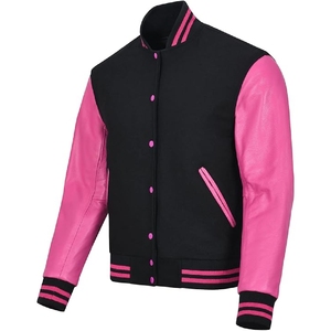 Nuevo 2025, venta al por mayor, fábrica, calidad profesional, ropa de calle de gran tamaño, chaquetas universitarias de béisbol para hombres - Product Image 6