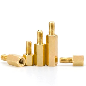 Brass Hex <b>Standoff</b> Spacer Screw DIN933 Standard Grade 8 Precision Zinc Plated Screw M2-M10 - Product Image 1