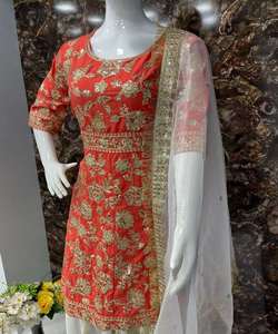 Collection exclusive de salwar kameez pour femmes, ambiance marocaine, avec des matériaux en modal, viscose et soie - Pour les magasins de détail et les exposants - Product Image 5