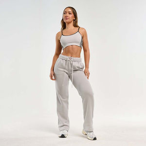 Ensemble de yoga pour femmes, 2 pièces, uni, respirant, séchage rapide, léger, écologique, vêtements de sport décontractés pour la salle de sport, vêtements de sport d'extérieur, automne-hiver - Product Image 1