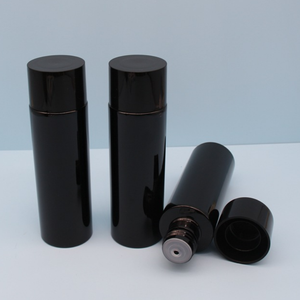 PET 120ml doble tapa tóner botella de plástico recto hombro plano Pavico Vietnam esencia botella loción botella dirigida para mejor - Product Image 3