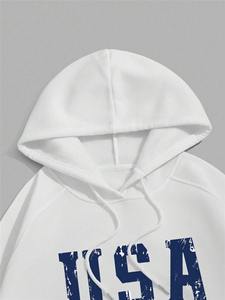 Sweat à capuche Streetwear personnalisé 100% coton polaire thermique sweats à capuche imprimés numériques de haute qualité fabricant OEM & ODM - Product Image 4