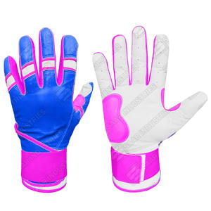 Venta al por mayor de alta calidad única edición multicolor guantes de béisbol de puños largos guantes de bateo de softbol Guantes de bateo de beisbol - Product Image 1