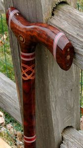 PORQUE Precio Bastón de madera ajustable con múltiples nudos Bastón de madera fuerte para ancianos por Standard International - Product Image 5