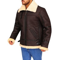 Nouveauté Vestes originales en cuir et fourrure pour l'hiver Veste en cuir de haute qualité Veste en cuir respirante pour hommes