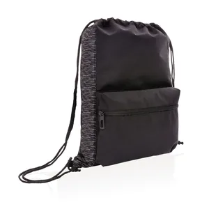 Mochila Reflectante AWARE de RPET, Mochilas Deportivas Promocionales Sostenibles con Cordón - Product Image 6
