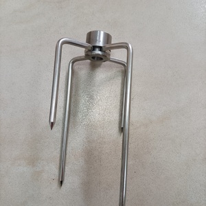 Outils <span class=keywords><strong>de</strong></span> cuisine en plein air Barbecue au charbon <span class=keywords><strong>de</strong></span> bois Camping Acier inoxydable Brochettes rotatives automatiques Barbecue au charbon <span class=keywords><strong>de</strong></span> bois - Product Image 3