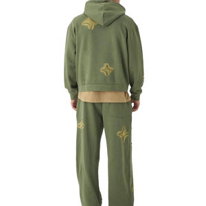 Sudadera con Capucha Personalizada con Estampado y Bordado, Diseño Holgado, Estilo Urbano, para Hombre, con OEM - Product Image 2