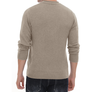 Customized Color Casual <b>Cardigan</b> Trending Latest Design <b>Long</b> Sleeve Breathable Winter Knitted Crew Neck <b>Sweater</b> ODM Supply - Product Image 4